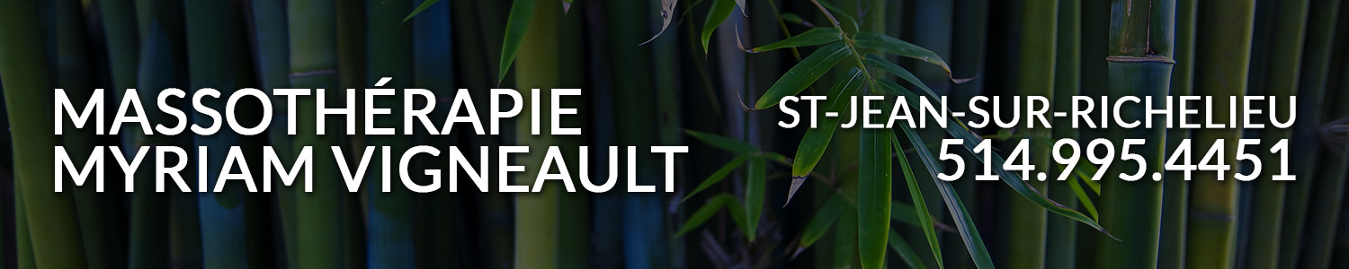 Myriam Vigneault Massothérapeute - Massage Saint-Jean-sur-Richelieu