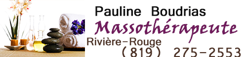 Massothérapeute Pauline Boudrias