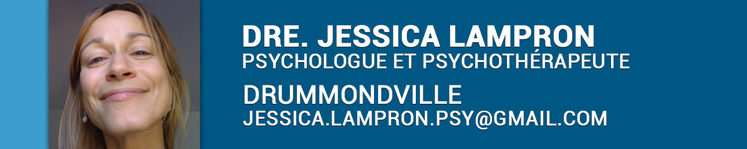 Dre. Jessica Lampron, psychologue et psychothérapeute