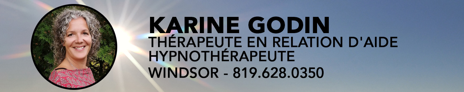 Karine Godin Thérapeute en relation d'aide hypnothérapeute
